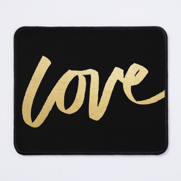 Item preview, Love Gold Black Typography designed and sold by evannave.