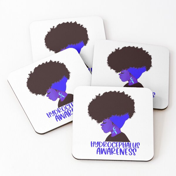 Artikelvorschau, Afroamerikanerin Hydrozephalus-Bewusstsein - Hydrozephalus-Bewusstsein entworfen und verkauft von Designs Of all kinds.