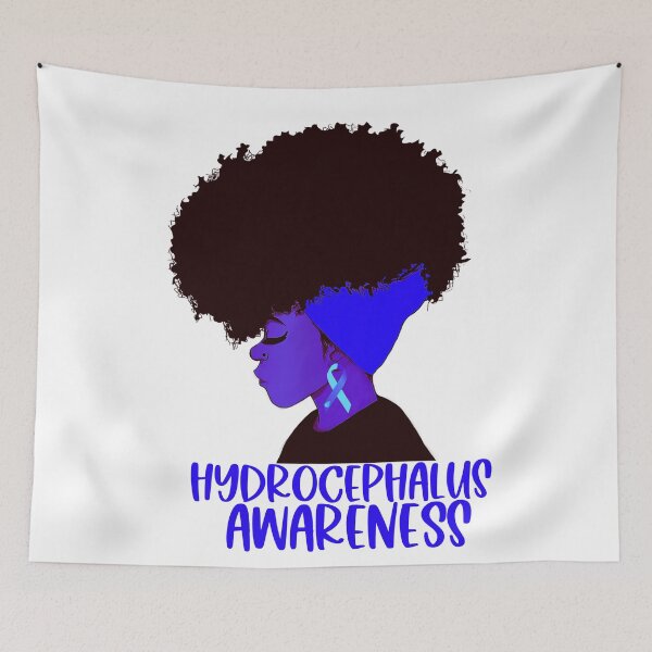 Item preview, African American woman Hydrocephalus Awareness- hydrocephalus awareness  designed and sold by Designs Of all kinds.
