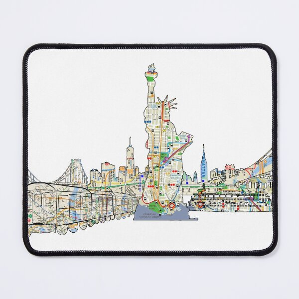 Item preview, NYC Statue of Liberty Brooklyn Bridge Staten Island ferry, and more designed and sold by hookink.