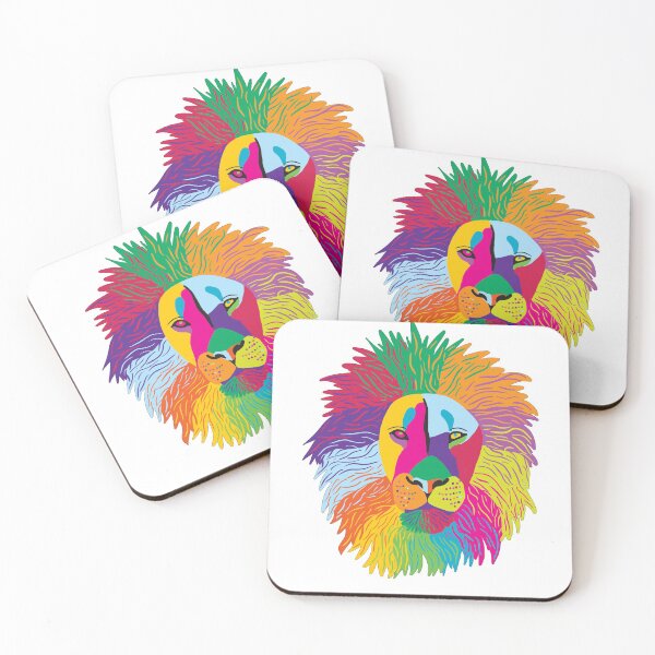 Item preview, Rainbow Lion Head designed and sold by JannaSalak.