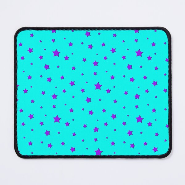 Item preview, Simple Abstract Star Pattern (Cyan and Purple) designed and sold by Q3Designs.
