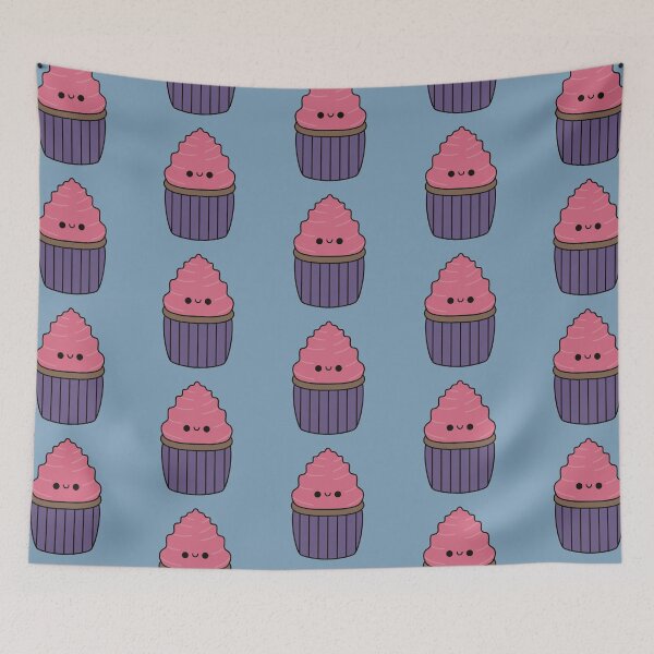 Item preview, Cute Strawberry Cupcake - Kawaii Cupcake designed and sold by KawaiiByDice.