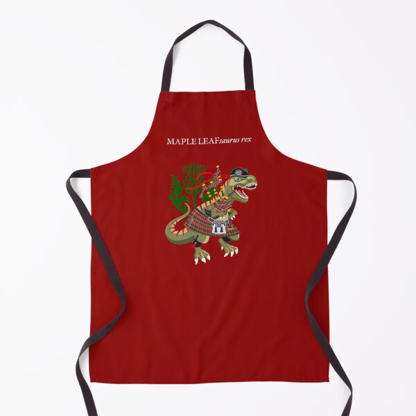 Item preview, Clanosaurus Rex MAPLELEAFsaurus rex Maple Leaf Scotland Canada Canadian Plaid Tartan #100 designed and sold by Lisa Rotenberg.