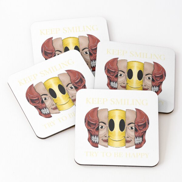 Item preview, Keep smiling try to be happy designed and sold by hsptees.
