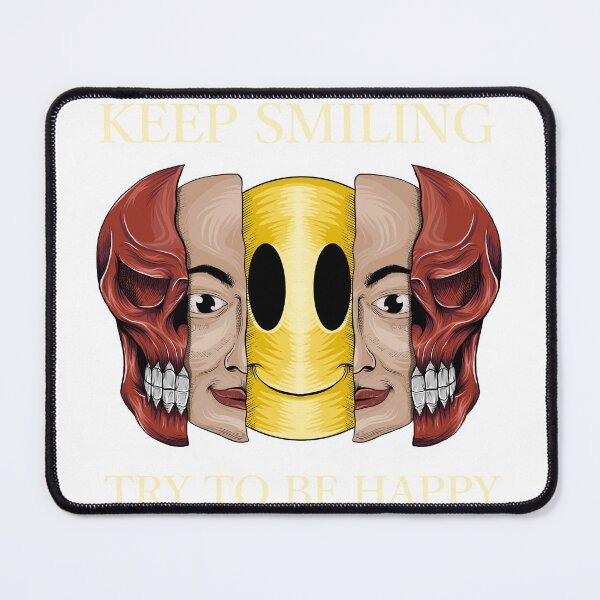 Item preview, Keep smiling try to be happy designed and sold by hsptees.