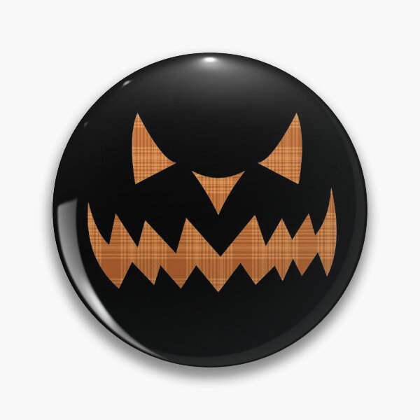 Item preview, Halloween Jack O Lantern Pumpkin in Orange Plaid designed and sold by ShowMePrints.