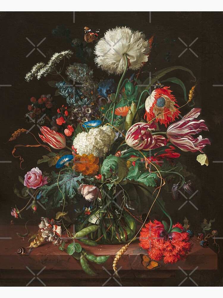"Jan Davidsz de Heem Vase of Flowers" Poster for Sale by Photorebelle Redbubble