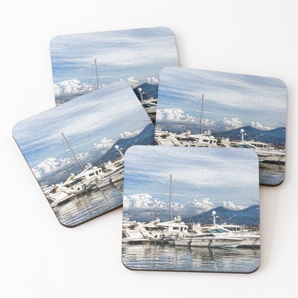 Item preview, Vesuvius and Naples Harbor - Mediterranean Impressions designed and sold by Georgia Mizuleva.