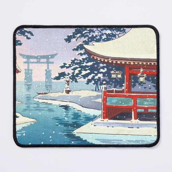 Item preview, Snowy Miyajima by Tsuchiya Koitsu designed and sold by ArtExpression.