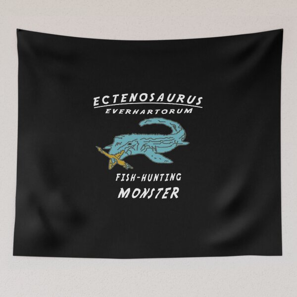 Item preview, Ectenosaurus everhartorum fish hunting monster fossil mosasaur designed and sold by twobillion.