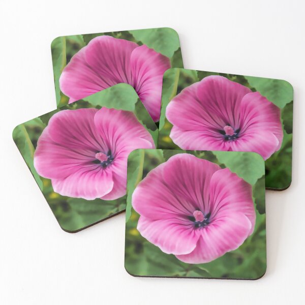 Item preview, Early Summer Blooms Impressions - Bright Pink Malva designed and sold by Georgia Mizuleva.