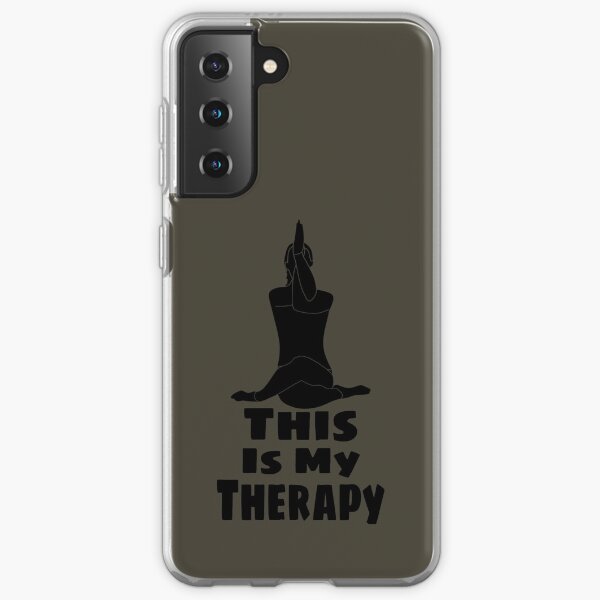 Yoga Is My Therapy And True Peace Samsung Galaxy Soft Case