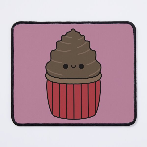 Item preview, Cute Chocolate Cupcake - Kawaii Cupcake designed and sold by KawaiiByDice.