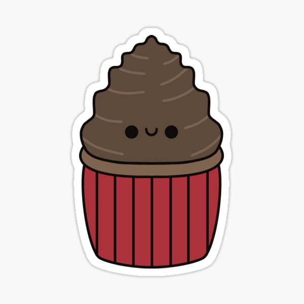 Cute Cartoon Cupcake Stickers for Sale | Redbubble Cute Cartoon Cupcake Stickers for Sale | Redbubble