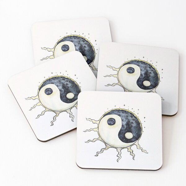 Item preview, Abstract Yin Yang Sun and Moon designed and sold by JeysArtDesign.