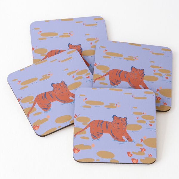 Item preview, Tiger wading designed and sold by Hali Quinn Mervine.