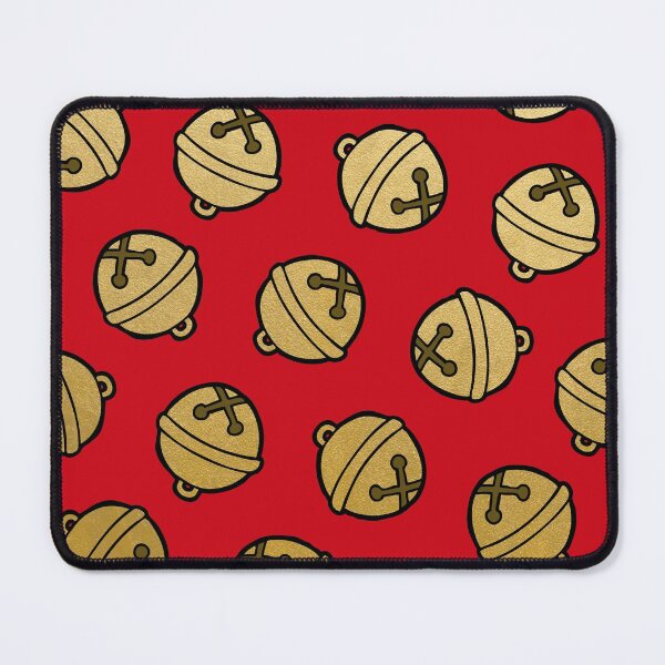 Item preview, Jingle Bells Christmas Pattern in Gold and Red designed and sold by evannave.