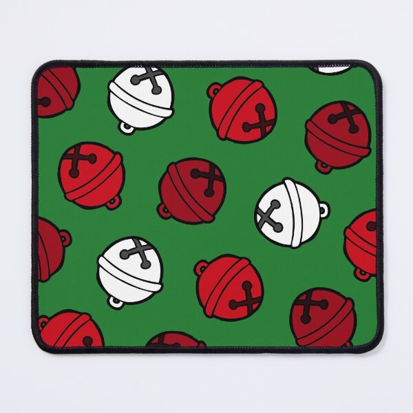Item preview, Jingle Bells Christmas Pattern in Red, White and Green designed and sold by evannave.