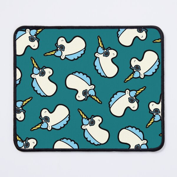 Item preview, Unicorns Are Cool Pattern - Blue designed and sold by evannave.