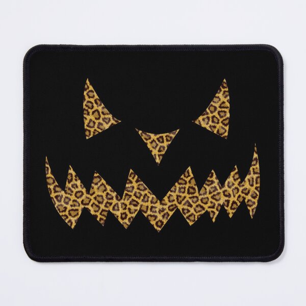 Item preview, Halloween Jack O Lantern Pumpkin in Cheetah Leopard Print designed and sold by ShowMePrints.