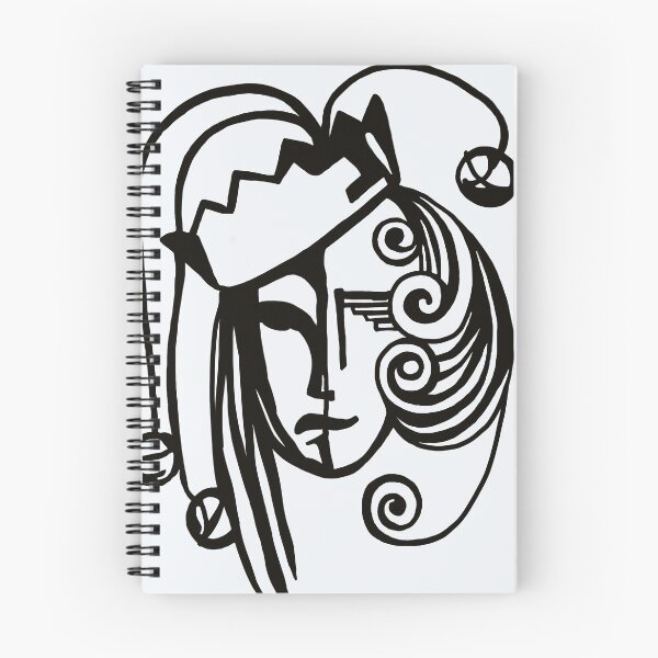 Item preview, Máscara teatral "El Rey y el Loco" designed and sold by Magicbrush13.