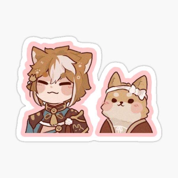 Genshin impact ( gorou ) Sticker
