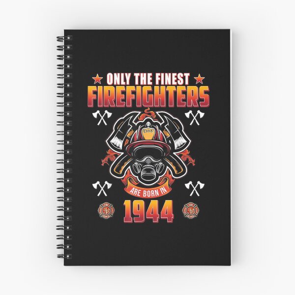 Item preview, 77 Year Old Firefighter Born in 1944 Vintage 77 Birthday  designed and sold by CuthbertShop.