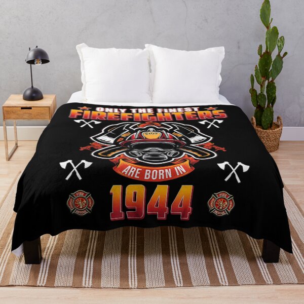Item preview, 77 Year Old Firefighter Born in 1944 Vintage 77 Birthday  designed and sold by CuthbertShop.