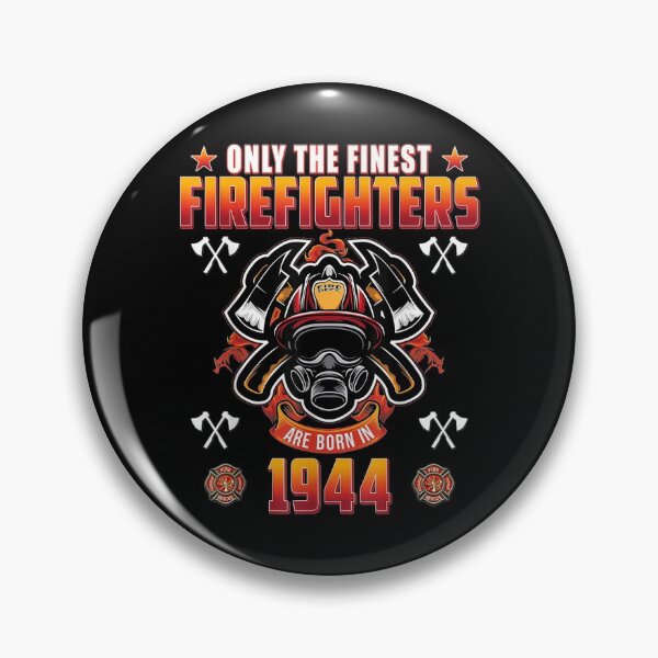 Item preview, 77 Year Old Firefighter Born in 1944 Vintage 77 Birthday  designed and sold by CuthbertShop.