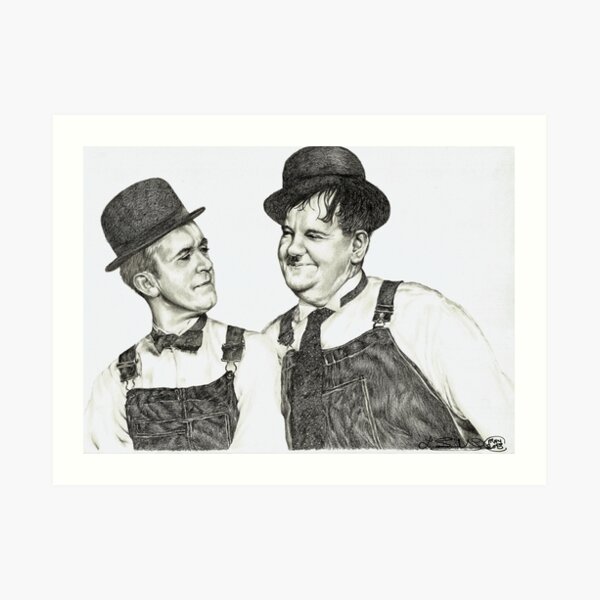 'Tell me that again Ollie' Art Print