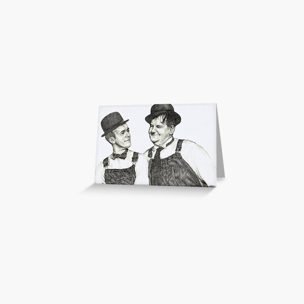 'Tell me that again Ollie' Greeting Card