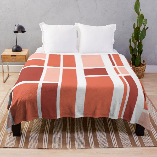 Aperçu de l'œuvre Orange Shades Rectangles Pattern créée et vendue par bubblyshades.