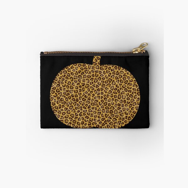 Item preview, Halloween Pumpkin in Cheetah Leopard Print designed and sold by ShowMePrints.