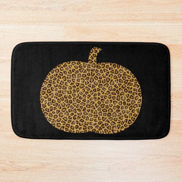 Item preview, Halloween Pumpkin in Cheetah Leopard Print designed and sold by ShowMePrints.