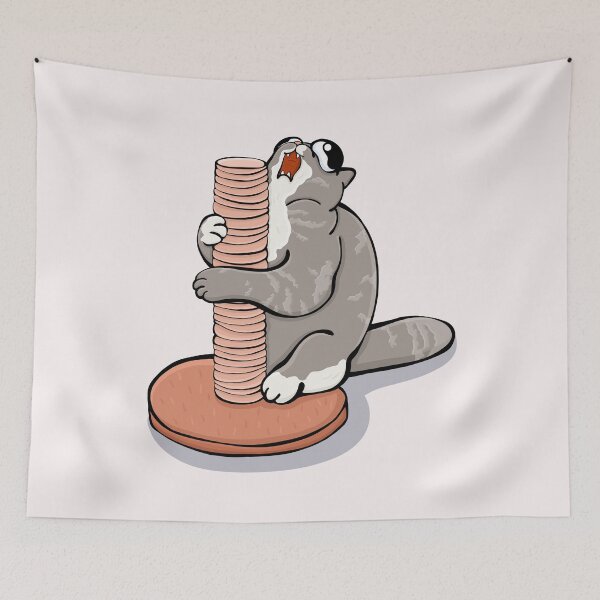 Item preview, When The Catnip Kicks In - Grey designed and sold by Puffle-.