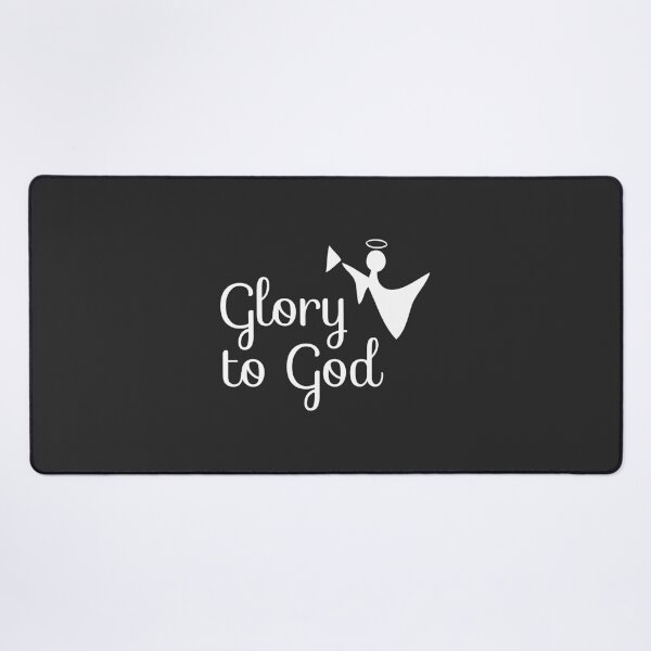 Item preview, Christian Christmas Design - Glory to God - with Angel designed and sold by simplydesignart.
