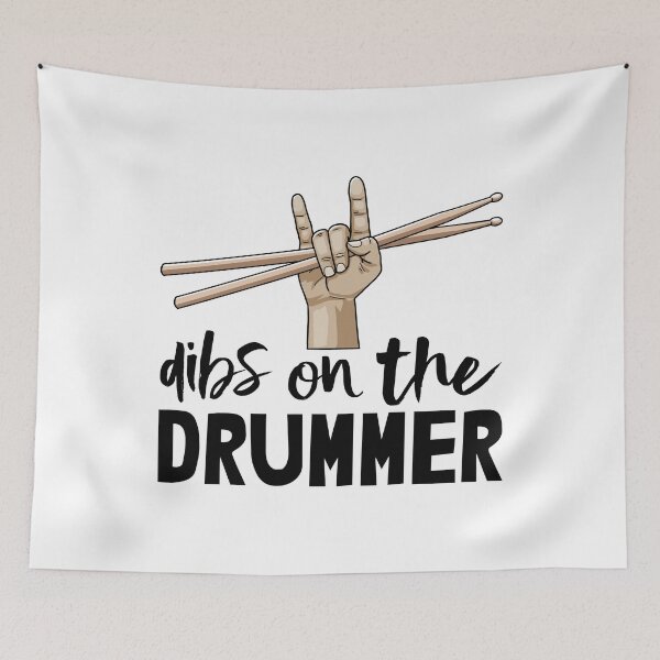 Item preview, Dibs On The Drummer designed and sold by Bendthetrend.