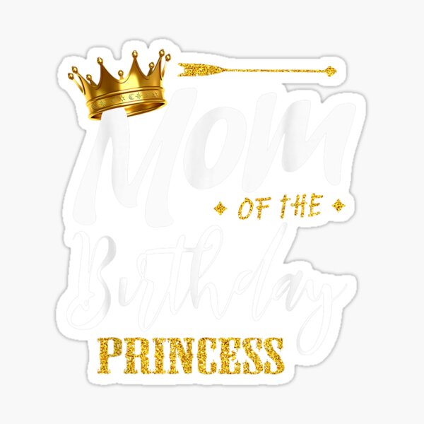 Vista previa del artículo con la obra «Mamá de la princesa cumpleañera», diseñado y vendido por FidelmaShop.