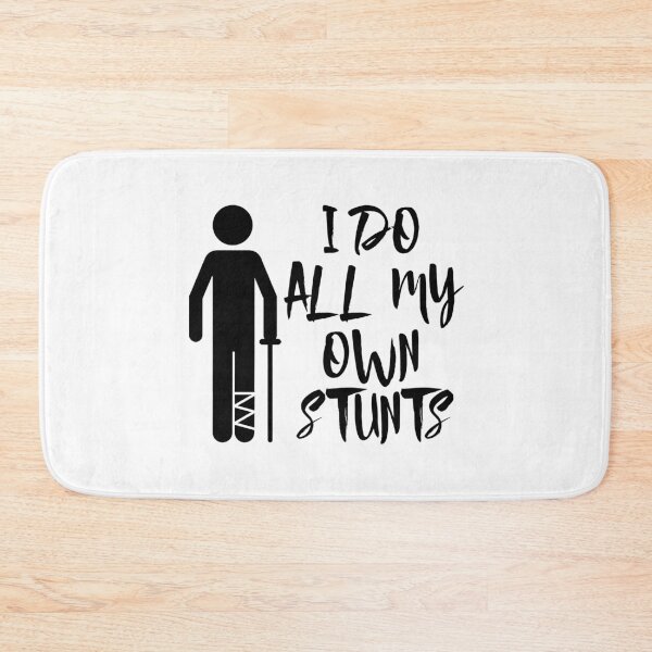 Item preview, I Do All My Own Stunts Broken Leg designed and sold by Bendthetrend.