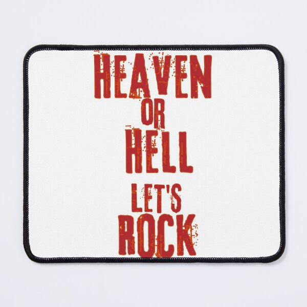 Item preview,  Heaven or Hell Let's Rock white designed and sold by AnimeWorld8.