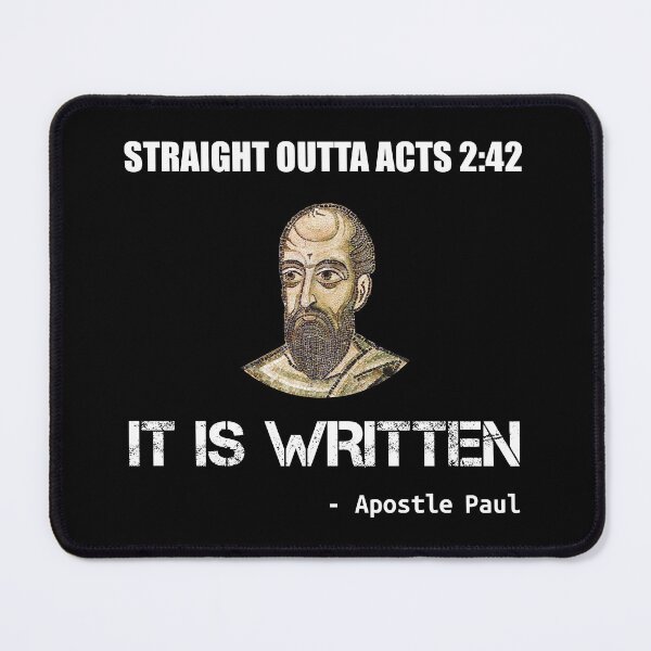 Item preview, Funny Apostle Paul Christian Catholic Meme 2:42 designed and sold by Creekman Designs.