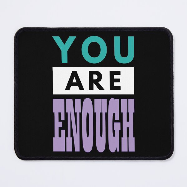 Item preview, You are Enough Purple and Teal designed and sold by HermitAlley.