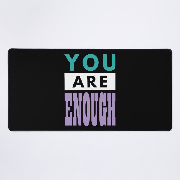 Item preview, You are Enough Purple and Teal designed and sold by HermitAlley.