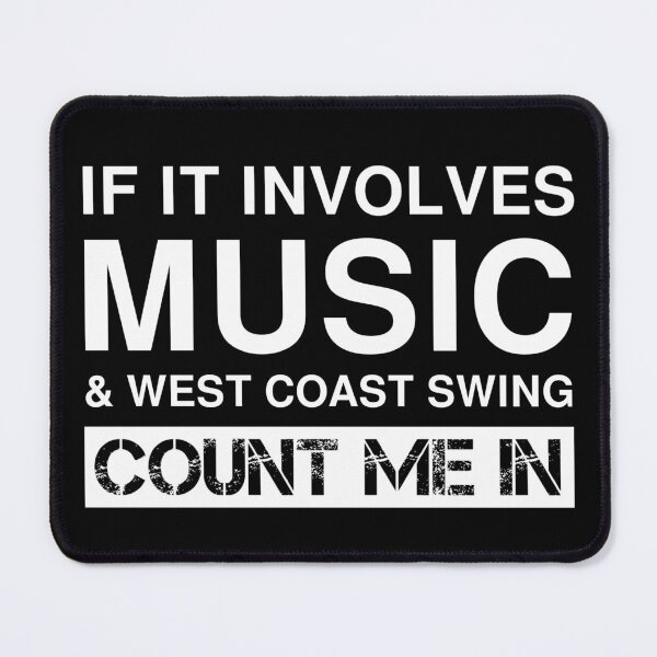 Item preview, Funny Music And West Coast Swing Dancing Lindy Hop designed and sold by Creekman Designs.