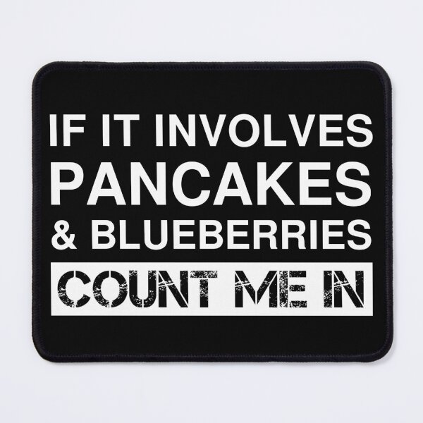 Item preview, Funny Pancakes And Blueberries American Breakfast Hotcake Griddlecake designed and sold by Creekman Designs.