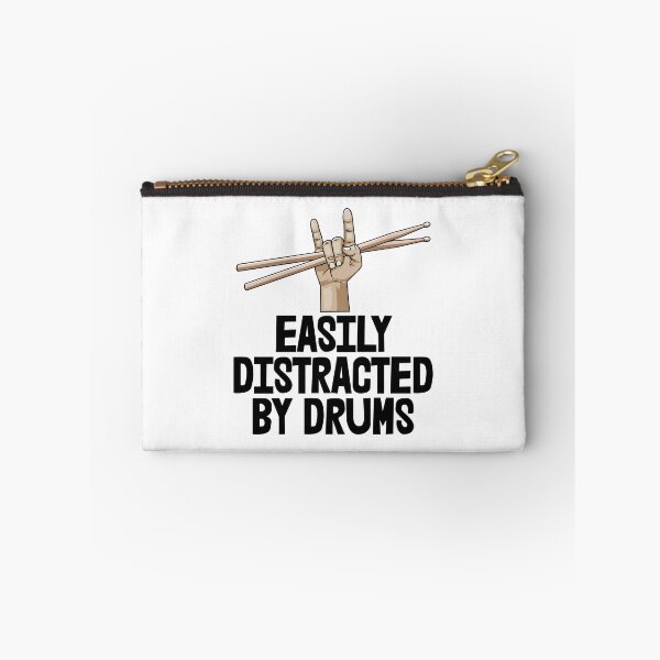 Item preview, Easily Distracted By Drums designed and sold by Bendthetrend.