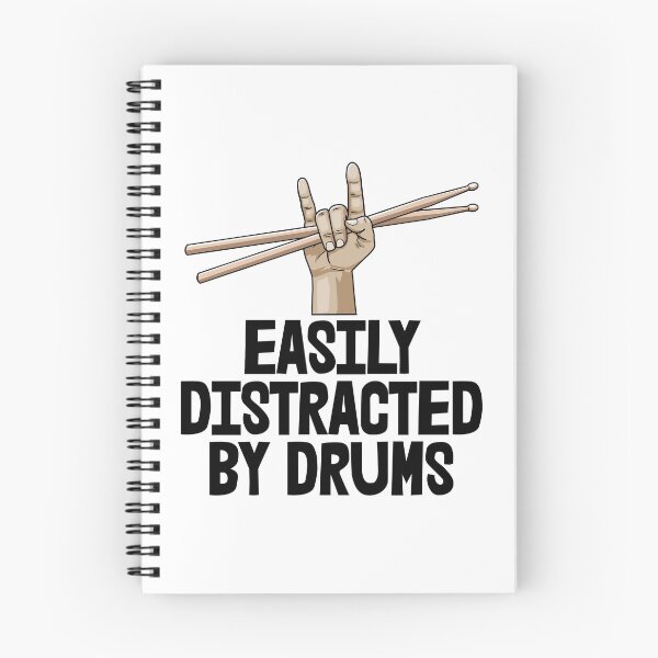 Item preview, Easily Distracted By Drums designed and sold by Bendthetrend.