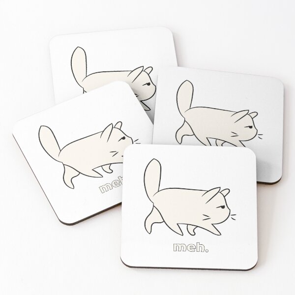 Item preview, "meh" cats | Funny Cat  | Trendy designed and sold by vishvarajsinh.