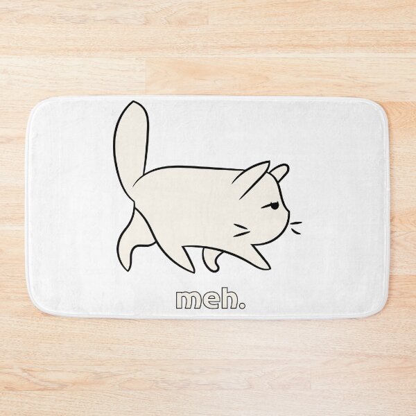 Item preview, "meh" cats | Funny Cat  | Trendy designed and sold by vishvarajsinh.